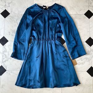 Rachel Roy Women's Julia Long Split-Sleeve Blouson Dress